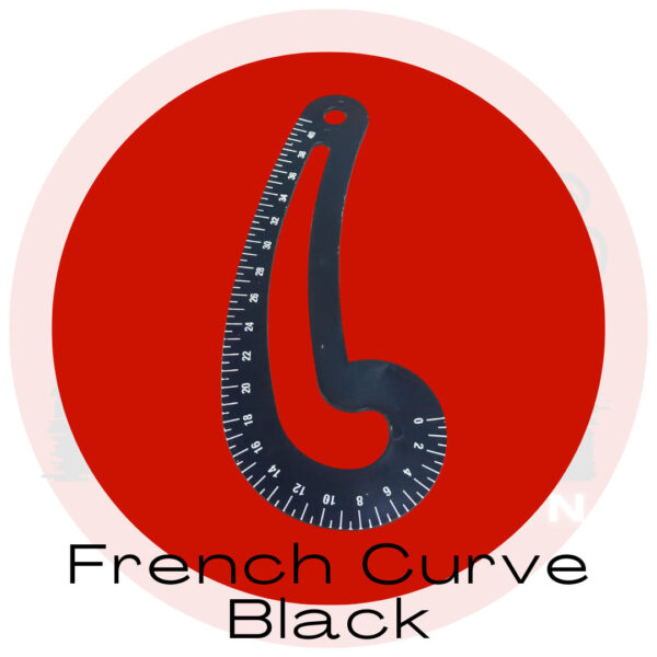 French curve black
