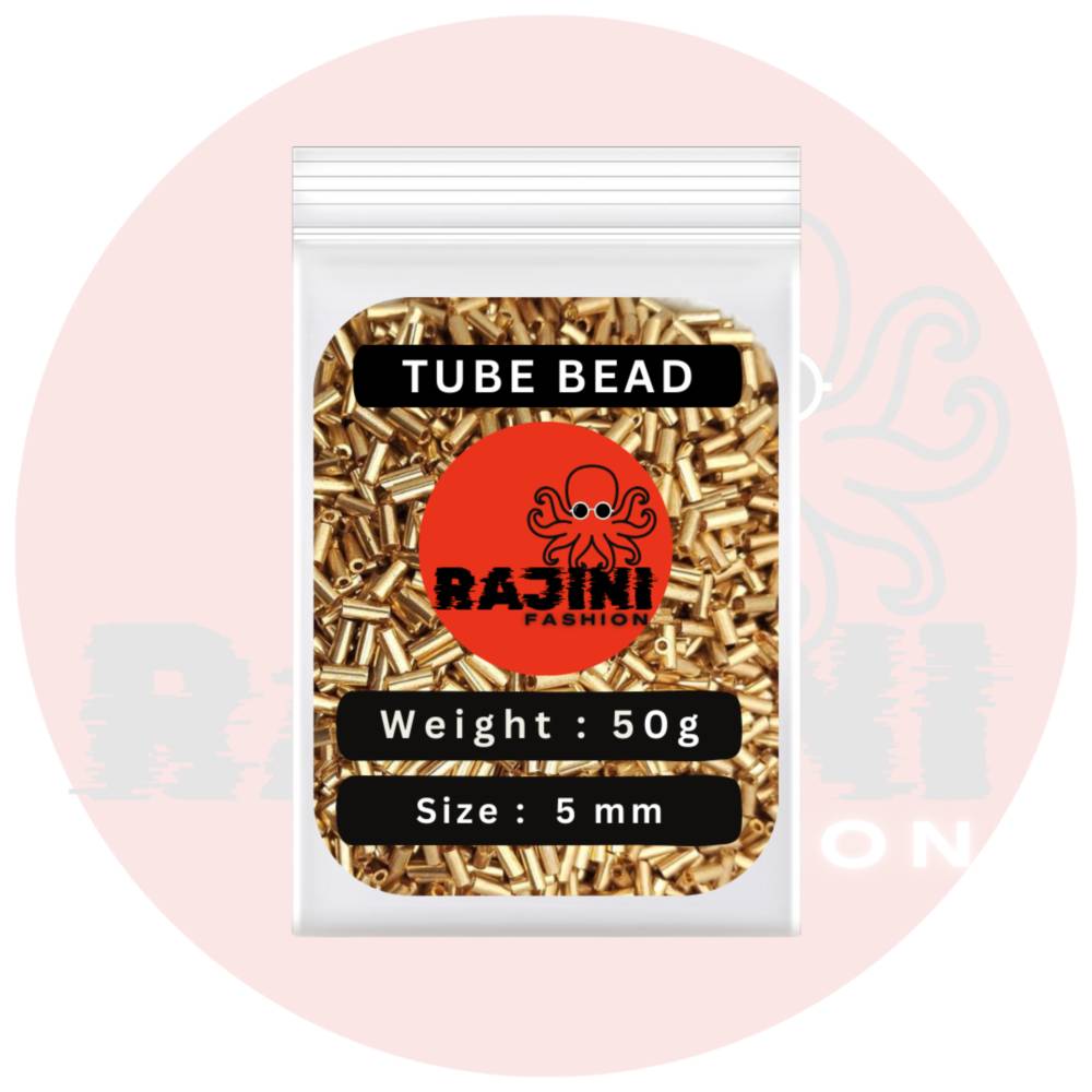Tube Bead / Cut tube gold (50g)
